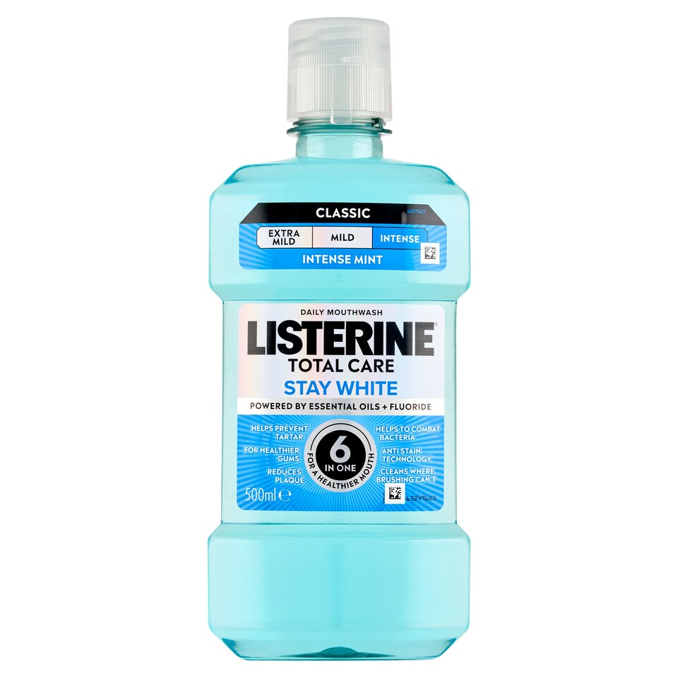 Listerine Total Care Stay White Intense Classic szájvíz 500 ml