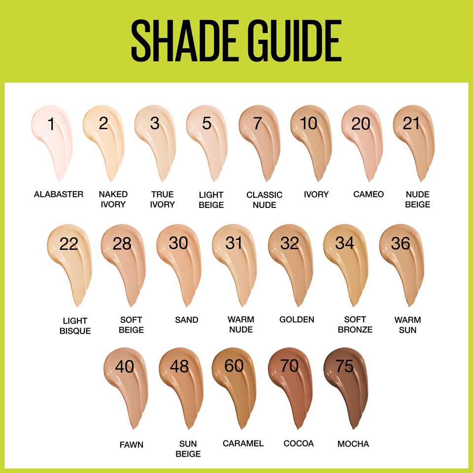 image 1 of Maybelline Superstay 30Hr Foundation No 10 Ivory 30Ml