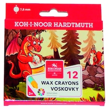 KOH-I-NOOR Set of Wax Cranyons 8232 12 pcs