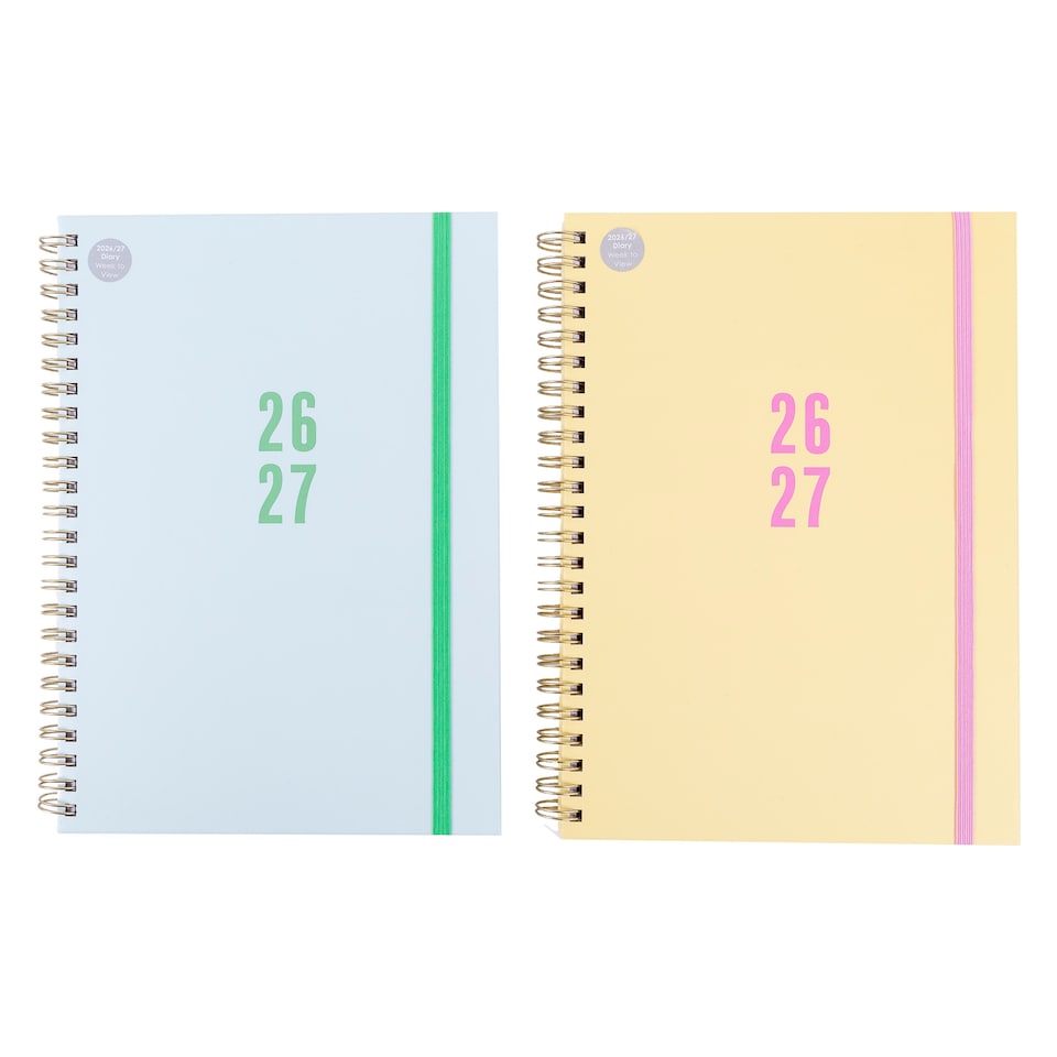 A5 ACADEMIC WTV WIRO DIARY  - ASSORTED