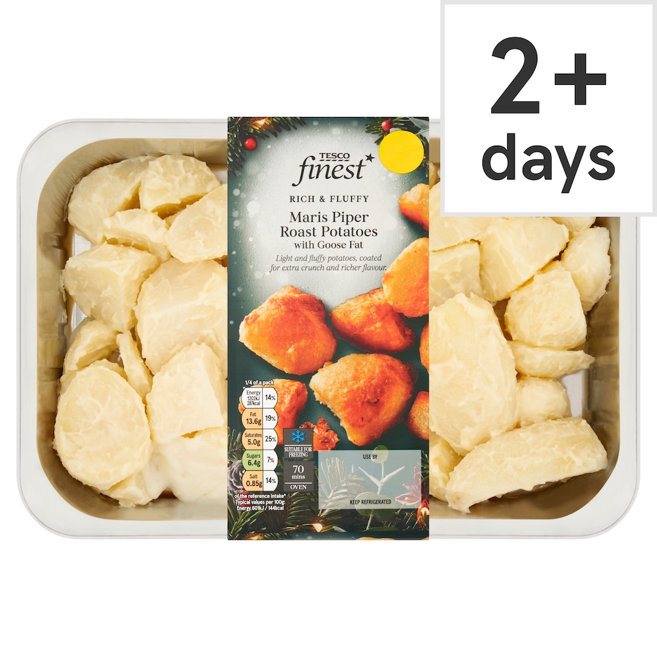 Tesco Finest Maris Piper Roast Potatoes With Goose Fat 800g