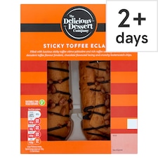 The Delicious Dessert Company Sticky Toffee Eclairs 2 Pack
