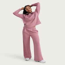 F&F Active AFTERCLASS Wide Leg Co-ord Joggers in Pink