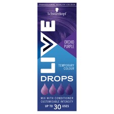 Schwarzkopf Live Temporary Colour Drops Orchid Purple 30Ml