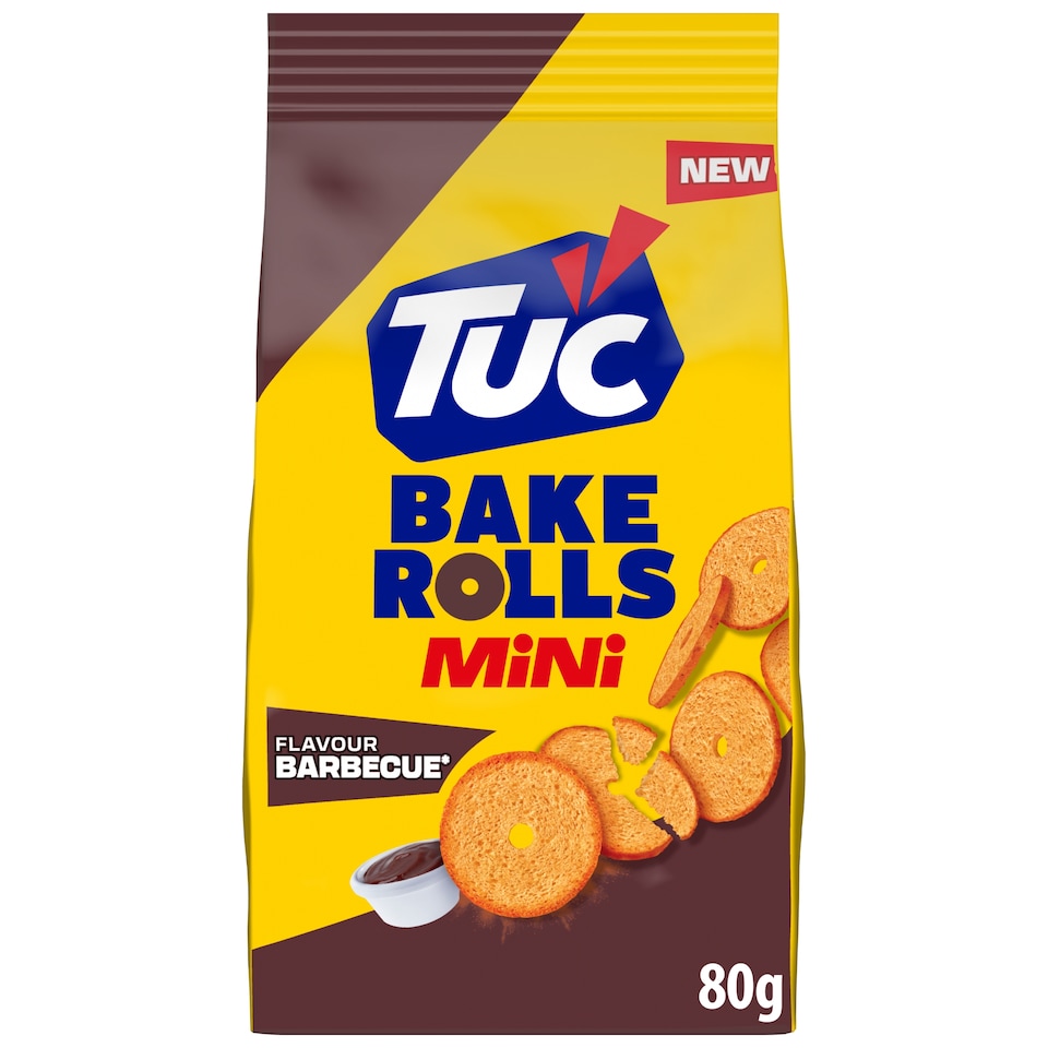 TUC BAKE ROLLS BARBEQUE KÉTSZERSÜLT 80 g