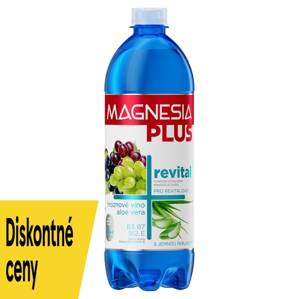 Magnesia Plus revital nápoj hroznové víno aloe vera 0,7 l