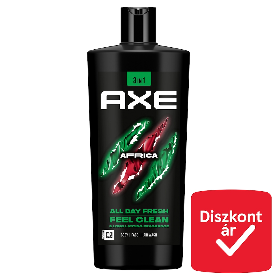 AXE Africa 3 in 1 tusfürdő testre, arcra, hajra 700 ml