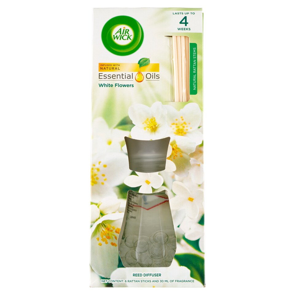 obrázok 1 z Air Wick Essential Oils Vonné tyčinky biele kvety 30 ml