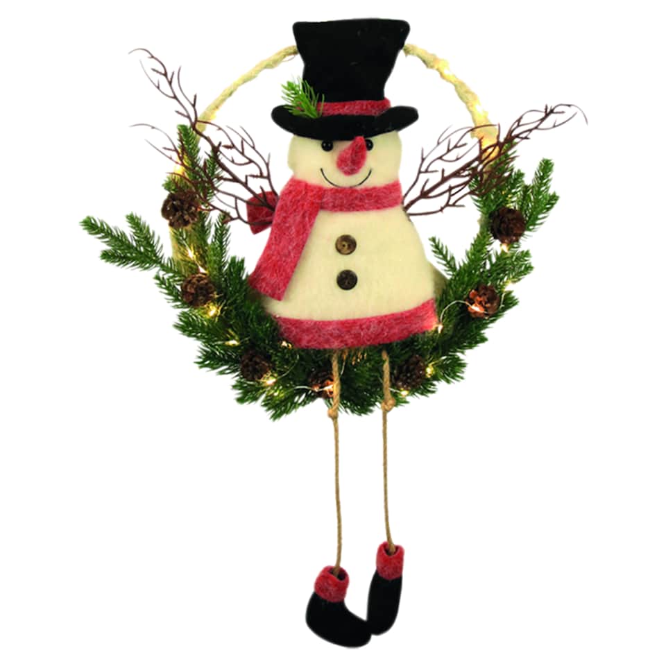 image 1 of Snow Meister SM2596 30 LED Christmas Door Decoration
