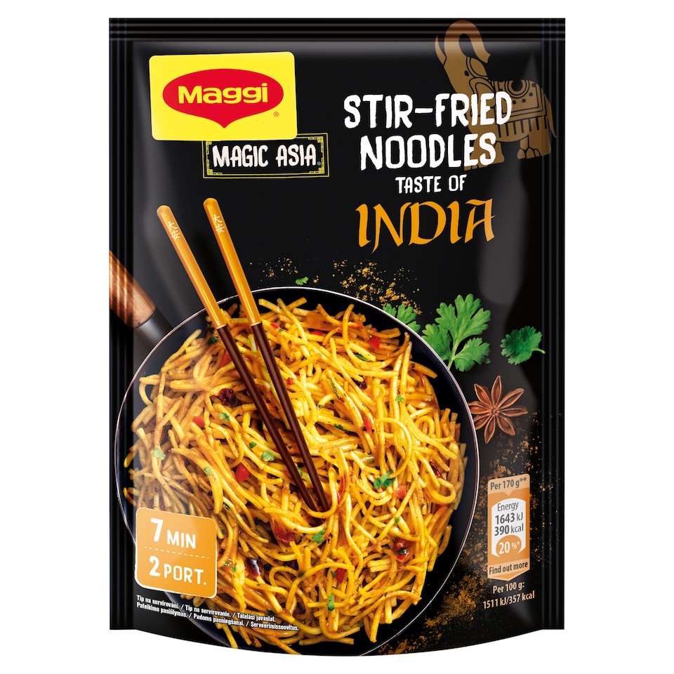 Maggi Magic Asia indiai pirított tészta curry-vel 118 g