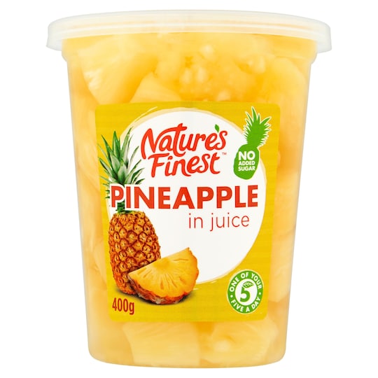 Nature's Finest Pineapple In Juice 400G Tesco Groceries