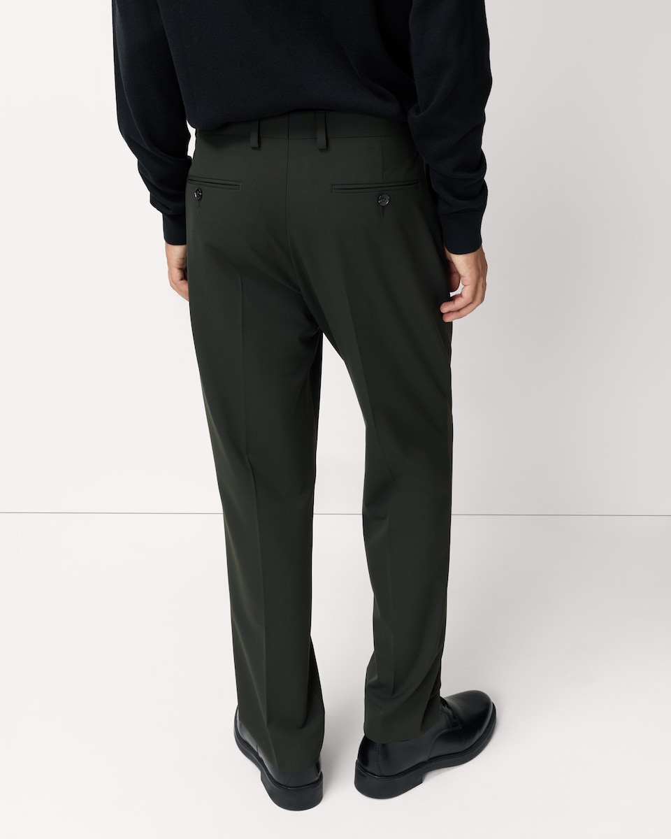 image 1 of F&F Tailored Fit Formal Trousers in Green