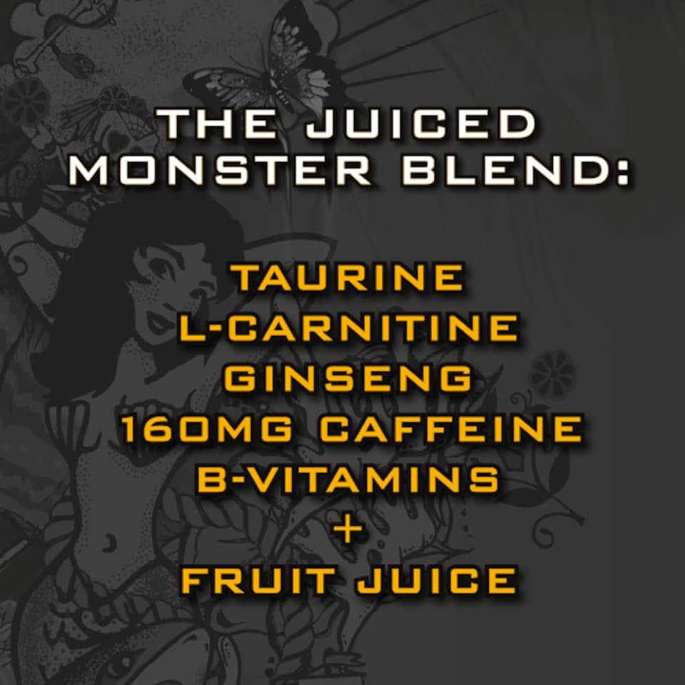 image 1 of Monster Juiced Energy Drink - Bad Apple 4 x 500ml