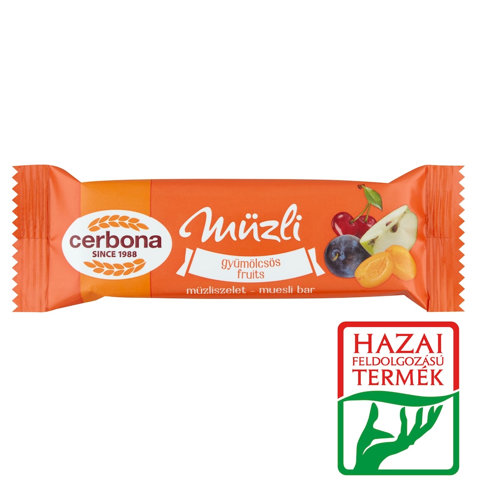 image 1 of Cerbona Muesli Bar with Fruits 20 g