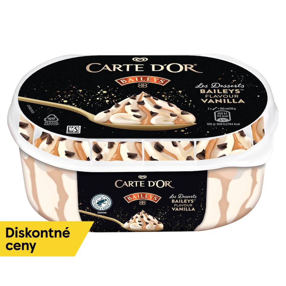 Carte d'Or BAILEYS flav. Vanilla 825 ml