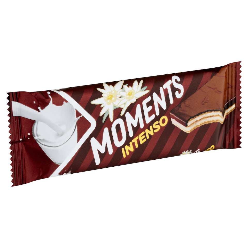 image 1 of Moments Intenso Crispy Wafers with Milk Cream Filling in Cocoa Coating 40 g