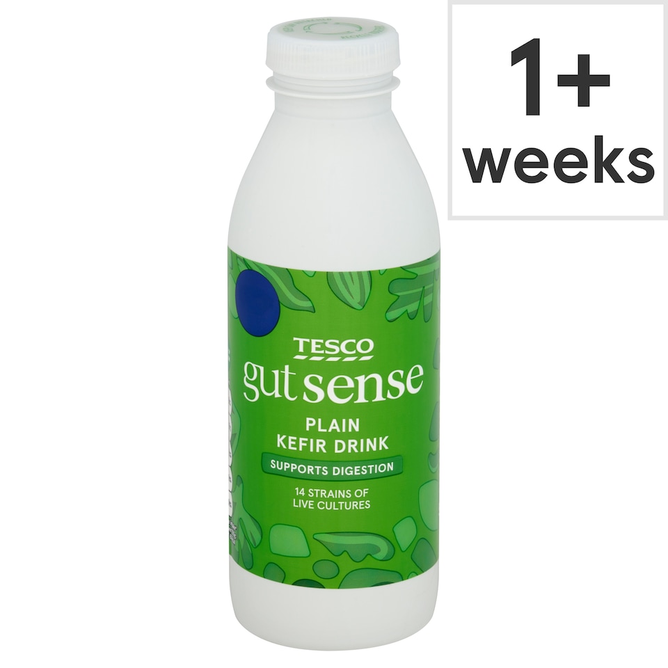 Tesco Gut Sense Plain Kefir Drink 500ml