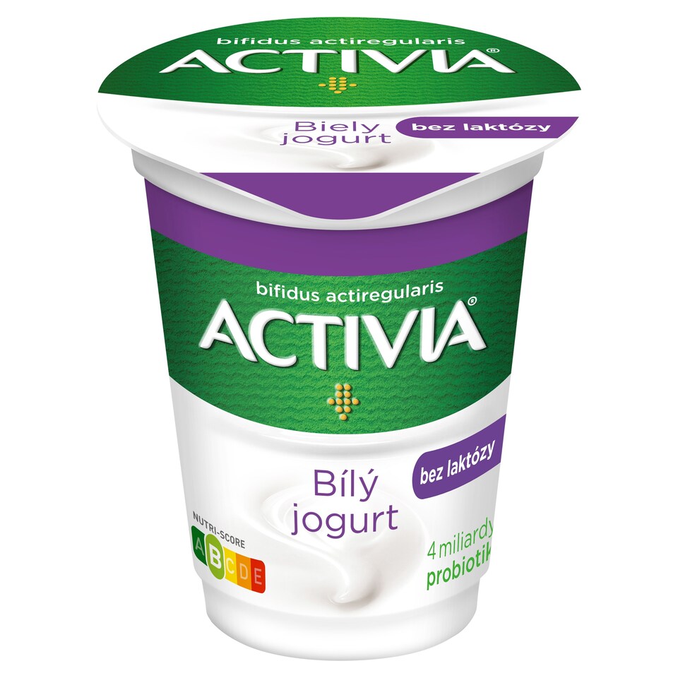 Activia Probiotic Yoghurt White Lactose Free 165g