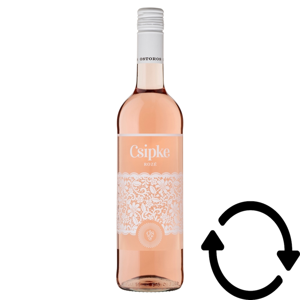 Ostorosbor Csipke Felső-Magyarországi Rozé száraz rozébor 12% 750 ml  1. kép