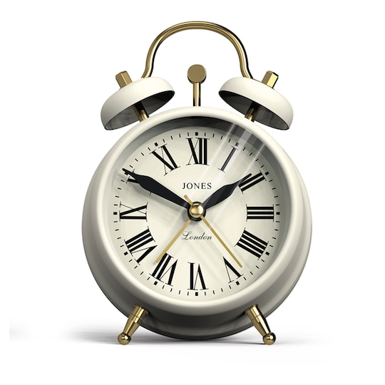 Jones Rise & Shine Matte Cream Alarm Clock Tesco Groceries