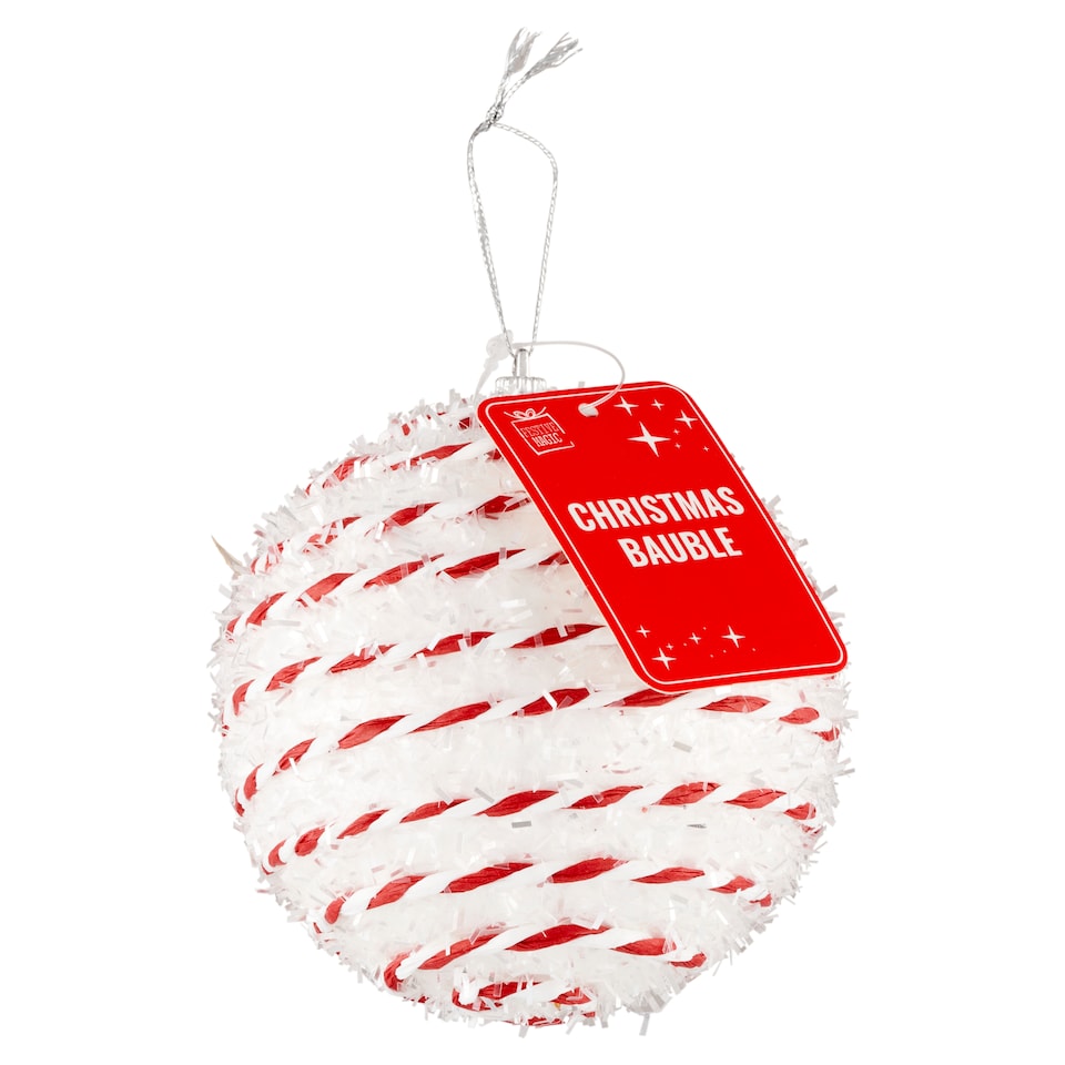 Festive Magic Vianočná guľa s motívom cukrovej trstiny