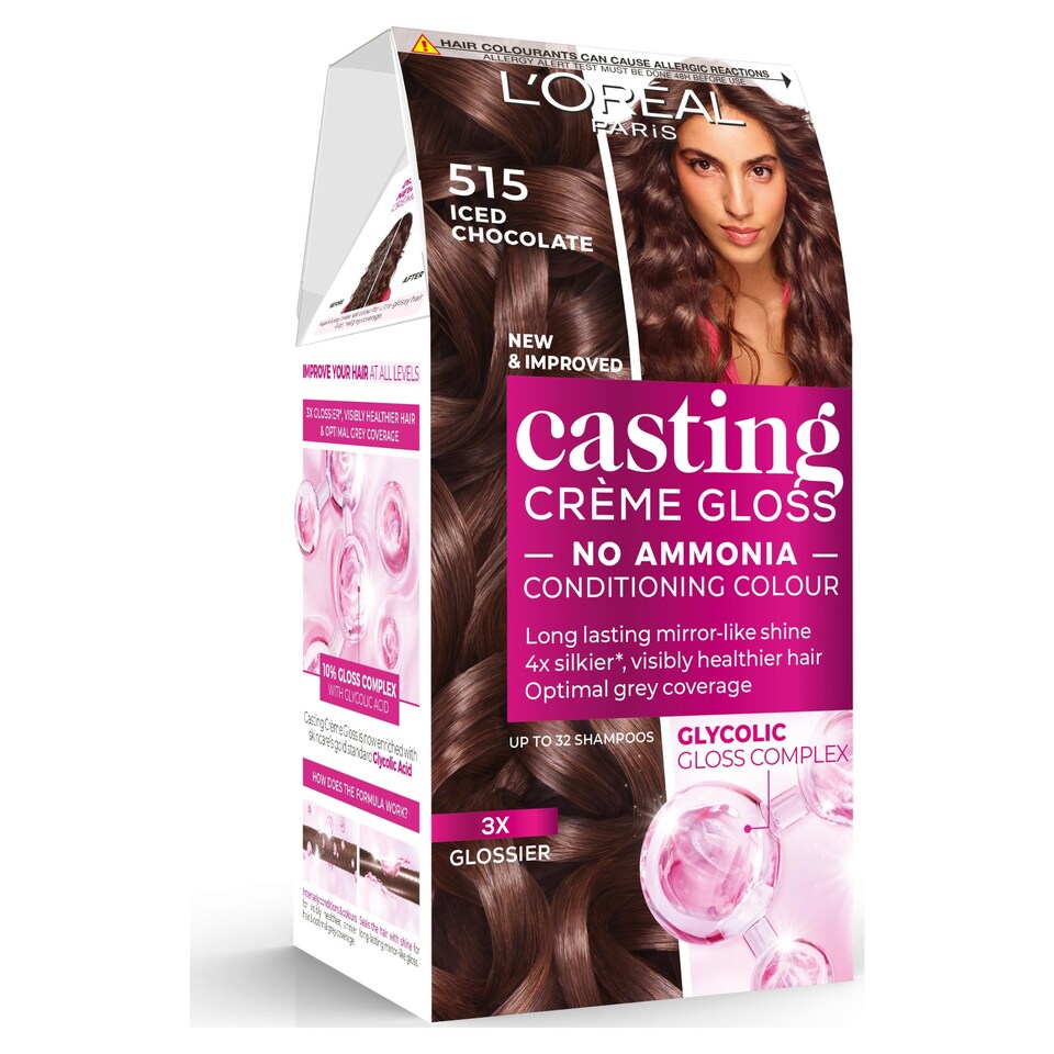image 1 of L'Oreal Paris Casting Creme Gloss 515 Chocolate Truffle Brown Semi-Permanent Hair Dye