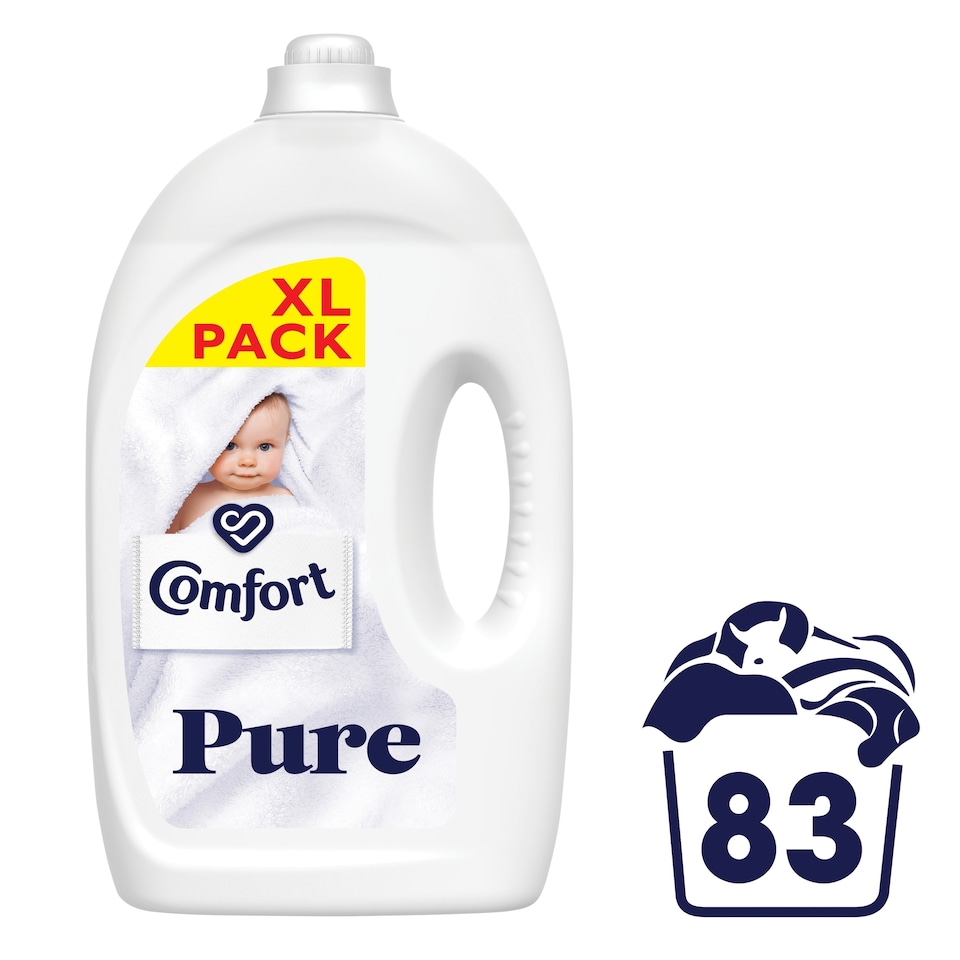 image 1 of Comfort Pure Sensitive Skin Fabric Conditioner 83 Washes 2490ml