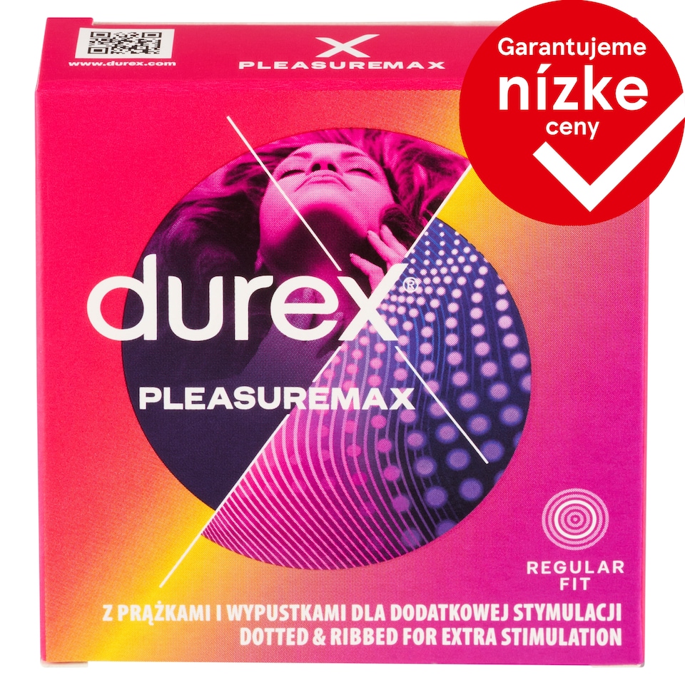 obrázok 1 z Durex Pleasuremax prezervatívy 3 ks