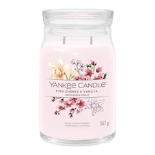 Yankee Signature Pink Cherry Vanilla Large Jar Candle 567g