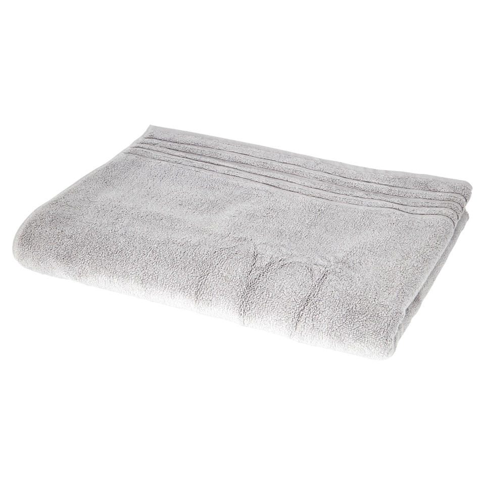 F&F Home Premium Hygro Cotton Tencel TM Lyocell Bath Sheet Towel Silver