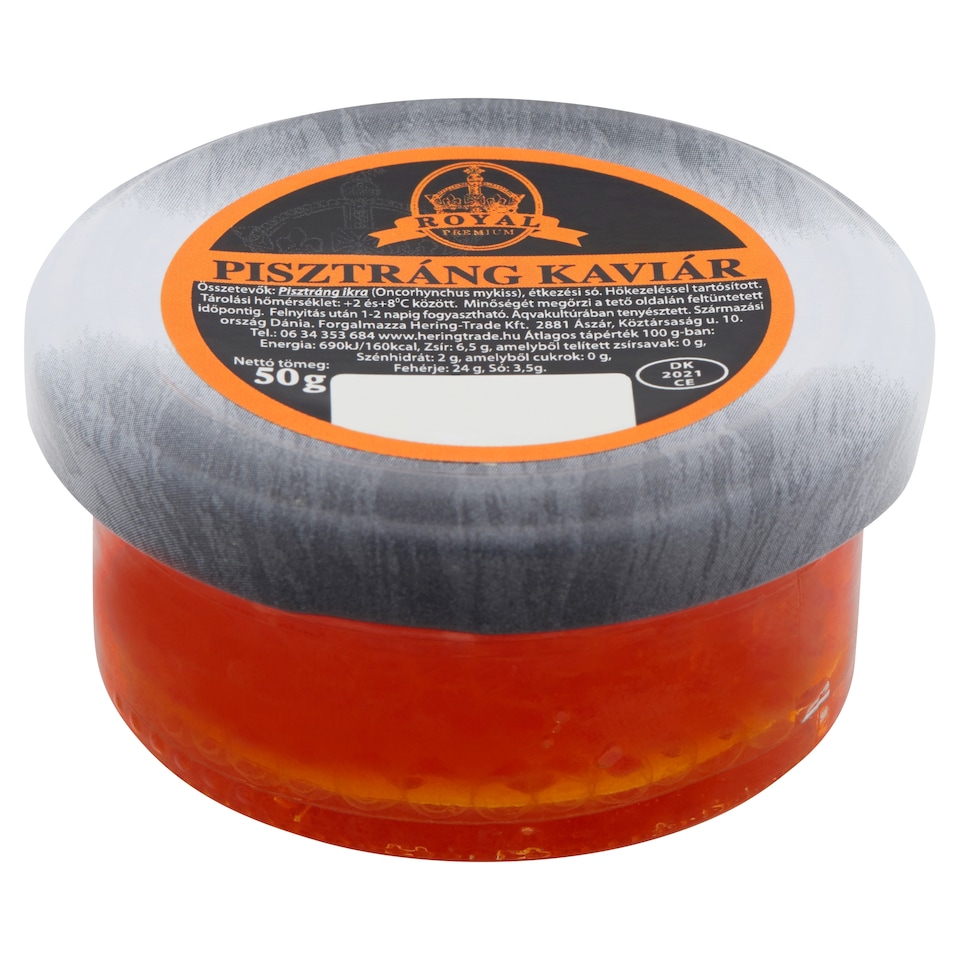Royal Premium pisztráng kaviár 50 g  1. kép