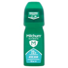 Mitchum Ultimate 72hr Odor Protection Active Ocean Roll On 100ml