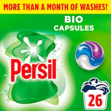Persil Bio 3 in 1 Laundry Detergent Capsules 26washes 548.6g