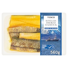 Tesco Boneless Smoked Haddock 560g
