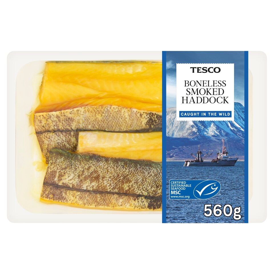 Tesco Boneless Smoked Haddock 560g