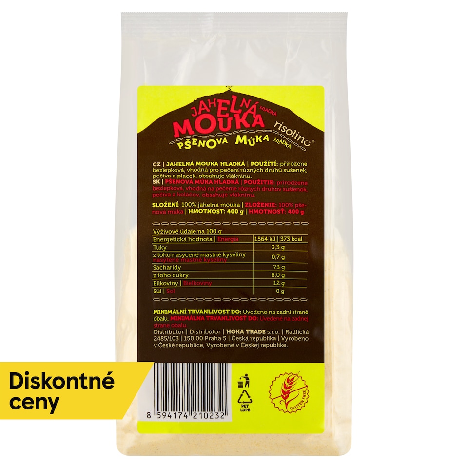 obrázok 1 z Risolino Pšenová múka hladká 400 g
