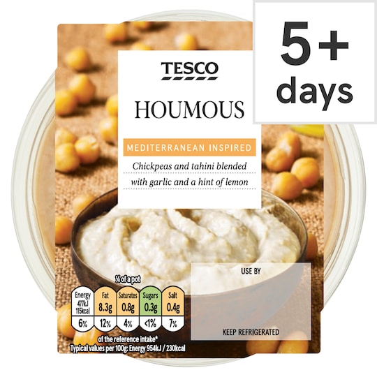 Tesco Hummus Nutritional Info | Besto Blog