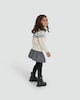 image 2 of F&F Girls Knitted Fair Isle Christmas Jumper in Multi