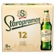 image 1 of Staropramen 12 Light Lager Beer 8 x 0.5L