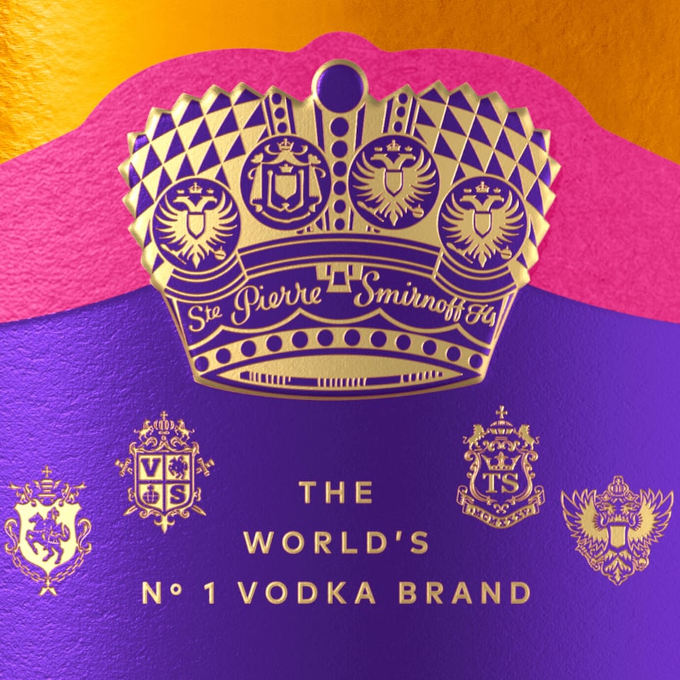 image 1 of Smirnoff Mango & Passionfruit Vodka Twist Bottle 37.5% Vol 70cl