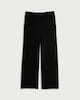 image 4 of F&F Pure Cotton Knitted Co-ord Trousers in Black