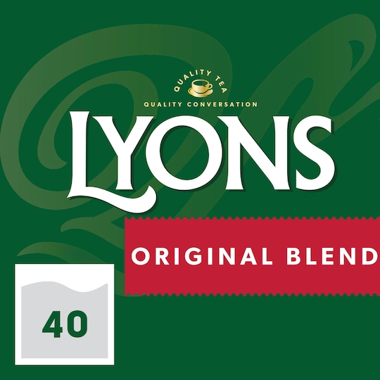 Lyons Original Blend Tea 40 Tea Bags 116G