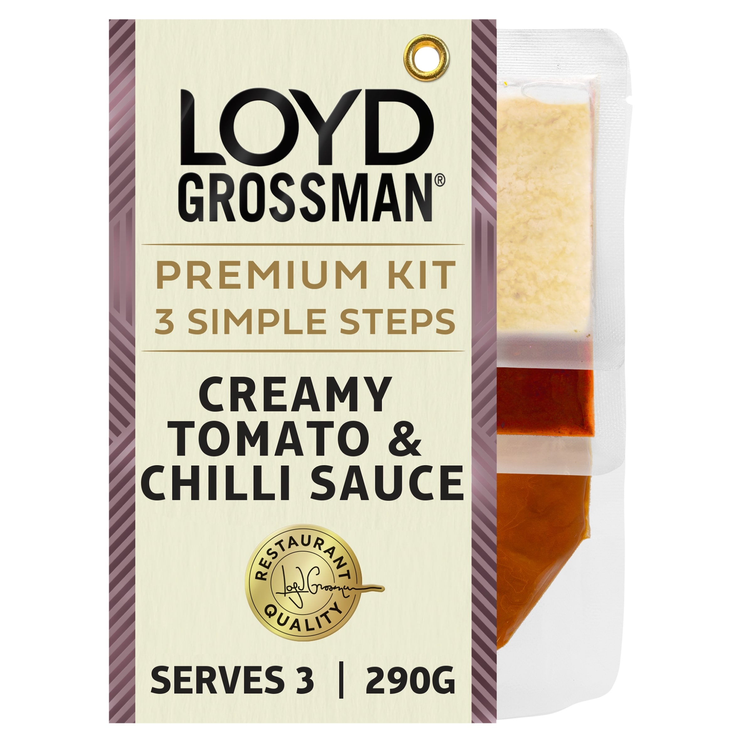 Loyd Grossman Creamy Tomato & Chilli Sauce 290G