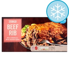 TESCO BEEF RIB WITH FIERY MSTRD SAUCE 1.25KG