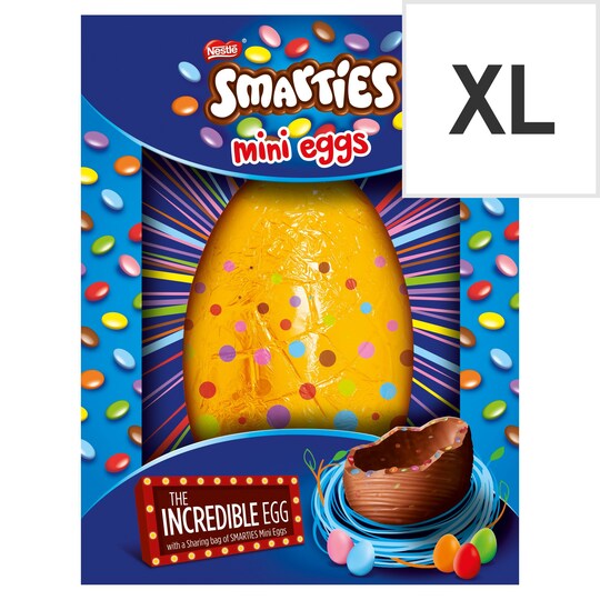 Smarties Milk Cho Incredible Easter Egg Tesco Groceries