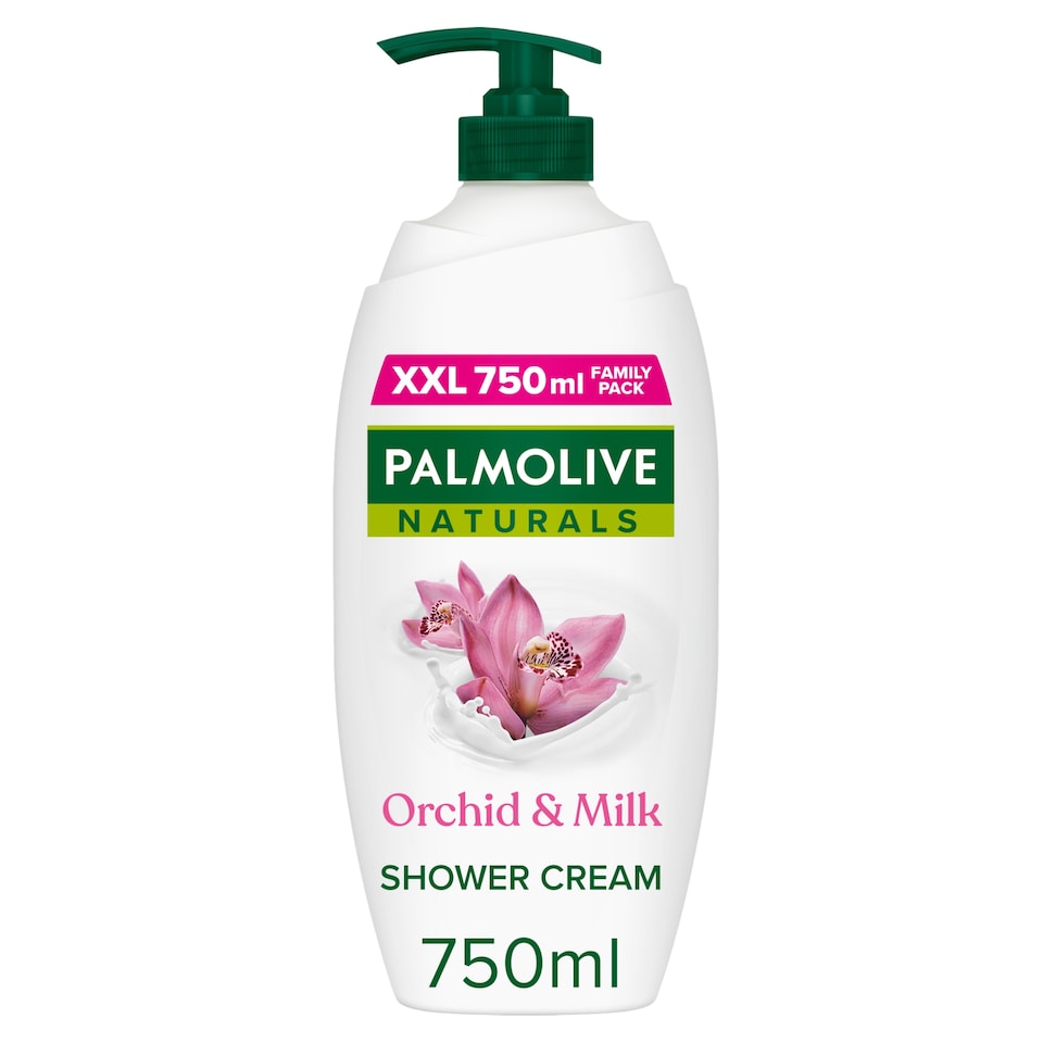 Palmolive Naturals Orchid & Milk tusfürdő pumpás 750 ml  1. kép