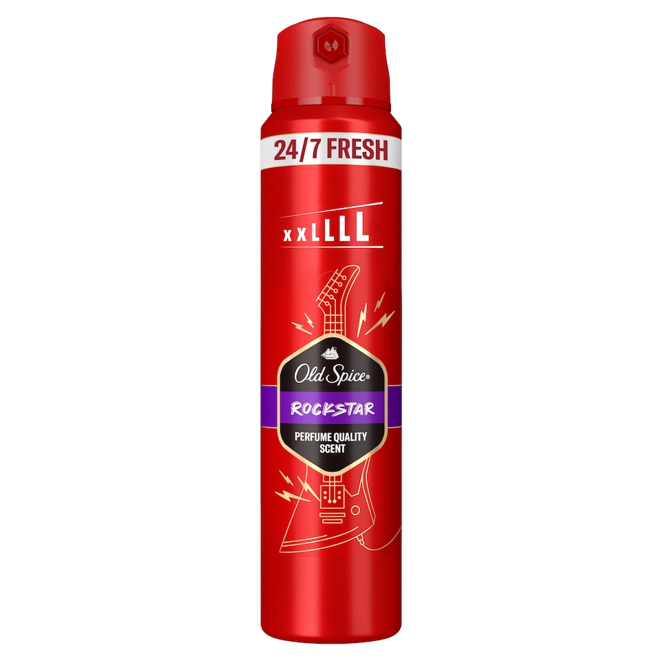 Obrázek 1 pro produkt Old Spice Rockstar Tělový Deodorant Ve Spreji Pro Muže 250ml