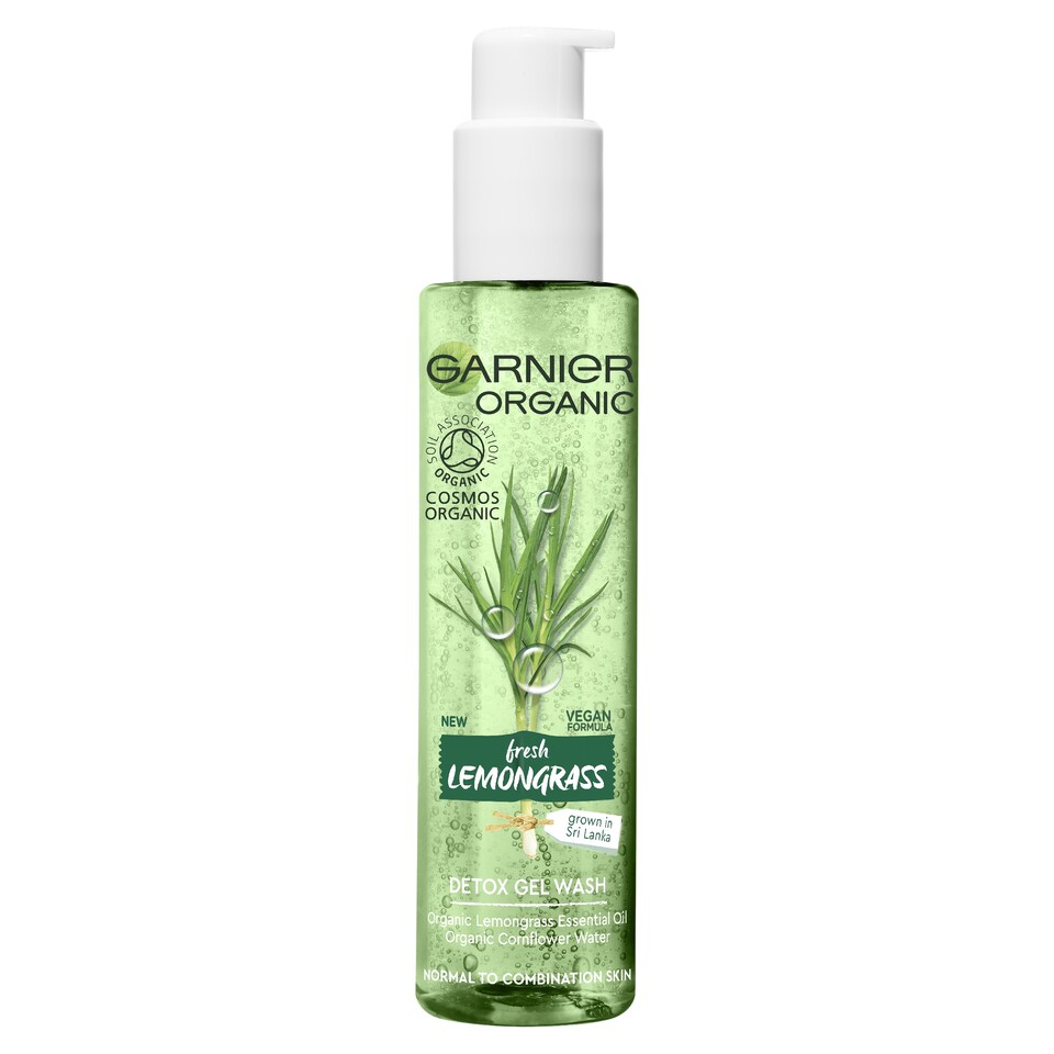 image 1 of Garnier Organic Lemongrass Gel Wash 150Ml
