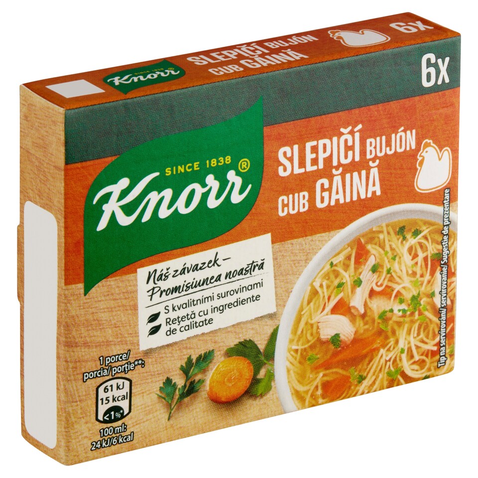 image 1 of Knorr Chicken Bouillon 6 x 10 g (60 g)