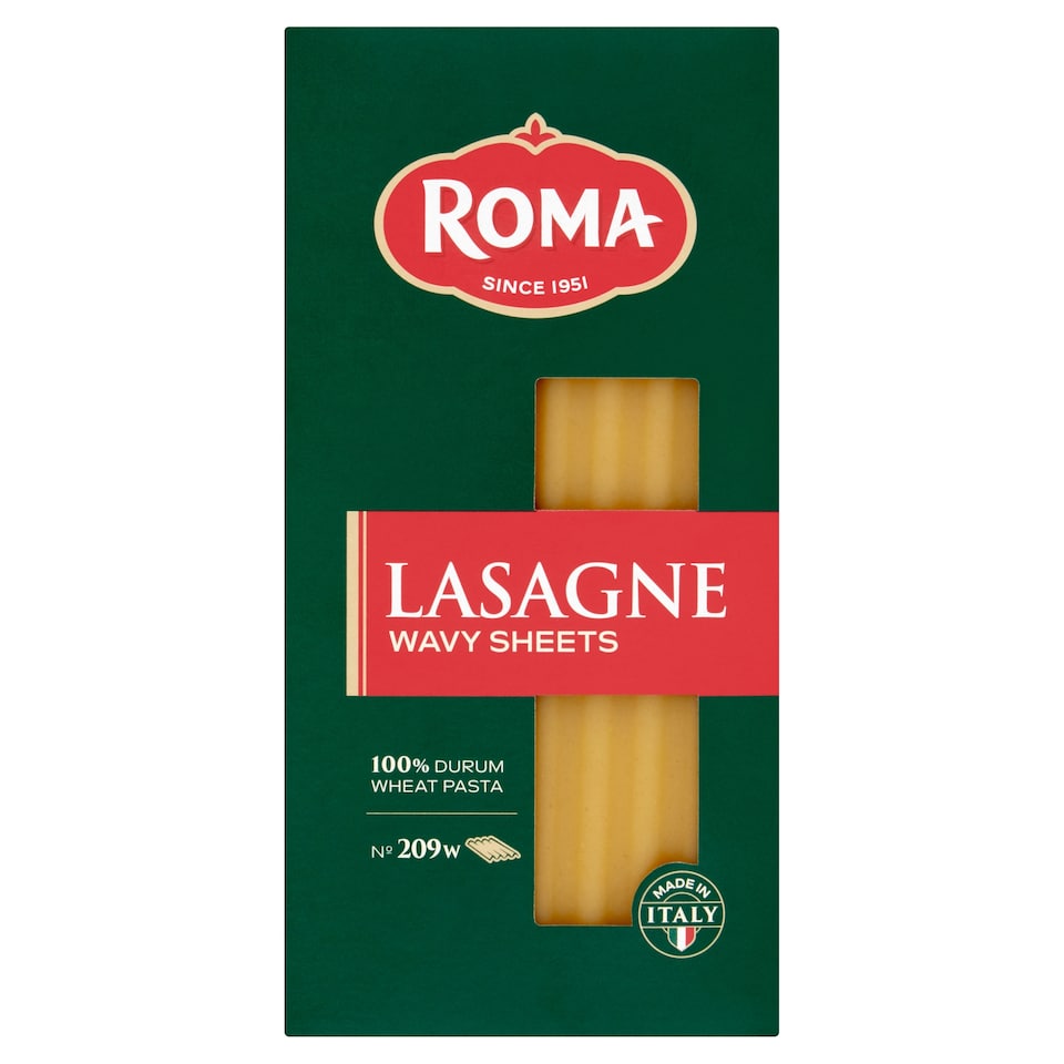 Roma Wavy Lasagne Sheet 375G